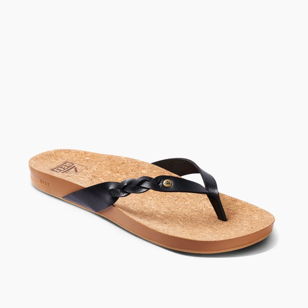 REEF Flip Flops | Sandals | Women's Cushion Court Twist Black