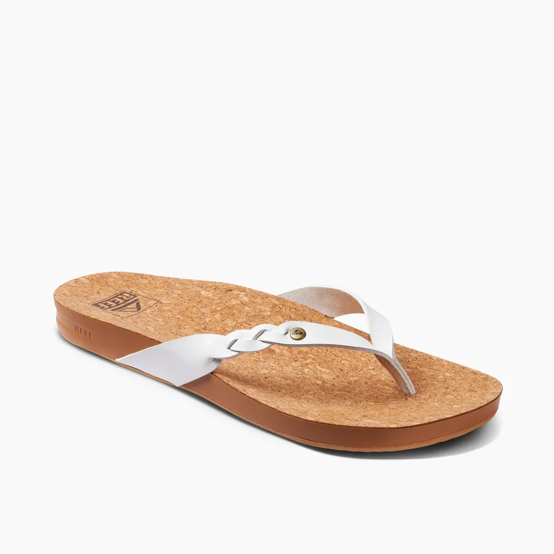 REEF Flip Flops | Sandals | Women's Cushion Court Twist White